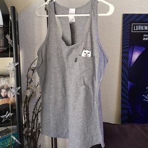 Rip N Dip gray tank top